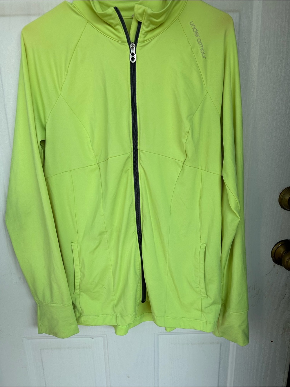 Under Armour Neon Lime Full-Zip Utility Jacket